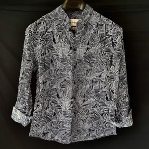 Goodfellow & Co 100% Cotton Tropical Mens Shirt L Slim